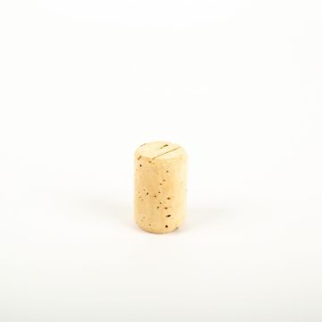 Natural cork stopper JAKOBA, knurled on both sides, light-coloured, 1.6"/4cm, Ø1"/2,6cm Natural cork stopper JAKOBA, knurled on both sides, light-coloured, 1.6"/4cm, Ø1"/2,6cm