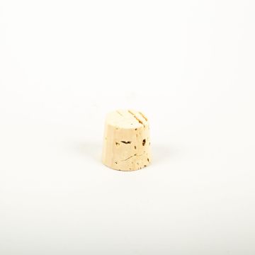 Pointed cork stopper ALMEDA made of natural cork, light-coloured, 0.8"/2cm, Ø0.8"/2/0.9"/2,3cm