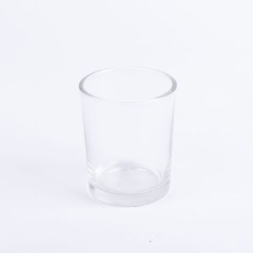 Tealight holder glass MALI, clear, 2.6"/6,5cm, Ø2.2"/5,5cm