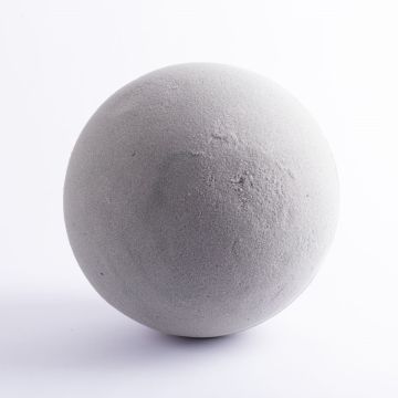 Flower foam ball DEINA for artificial flowers, grey, Ø11"/28cm