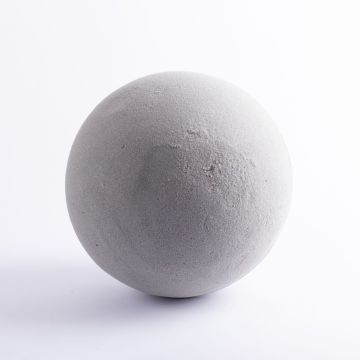 Flower foam ball DEINA for artificial flowers, grey, Ø10"/25cm