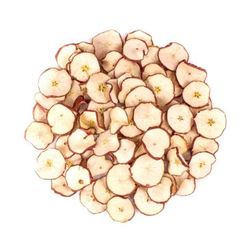 Decorative dried fruit Apple slices GERHILD, red, Ø1.6"-2.4"/4-6cm, 200g