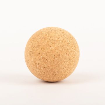 Cork ball MEDORA made of agglomerated cork, natural, Ø2.3"/5,8cm