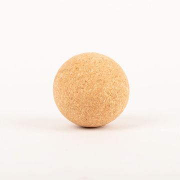 Cork ball MEDORA made of agglomerated cork, natural, Ø1.4"/3,5cm
