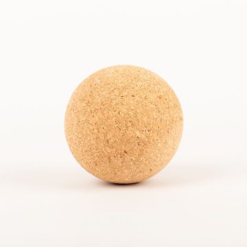 Cork ball MEDORA made of agglomerated cork, natural, Ø1.8"/4,5cm