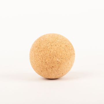Cork ball MEDORA made of agglomerated cork, natural, Ø1.6"/4cm