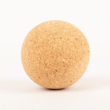 Cork ball MEDORA made of agglomerated cork, natural, Ø2.8"/7cm