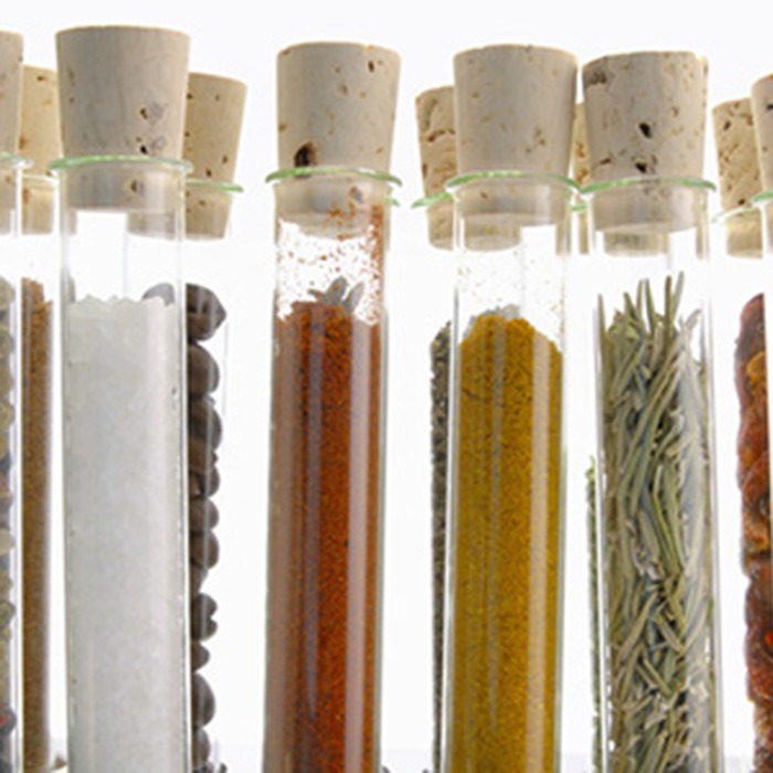 Test tubes / spice jars with cork lid