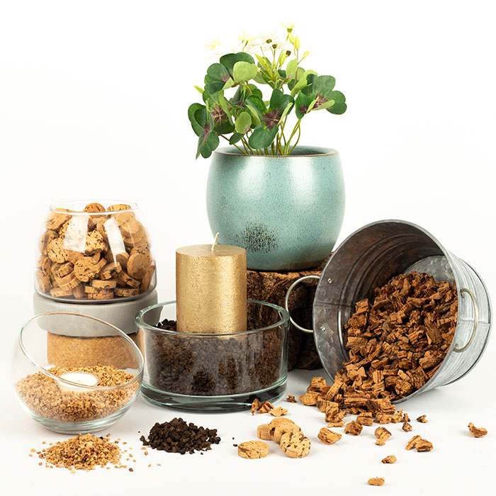 Cork granules