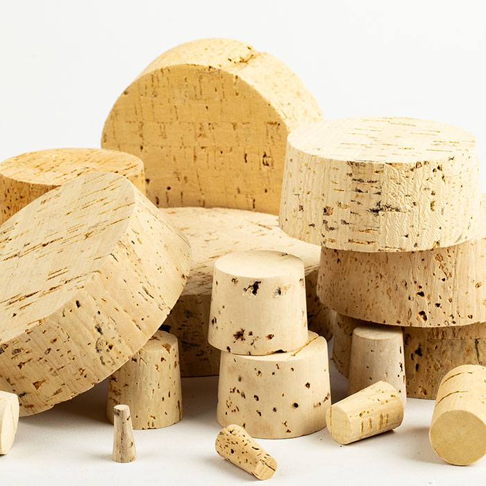 Pointed corks / barrel corks