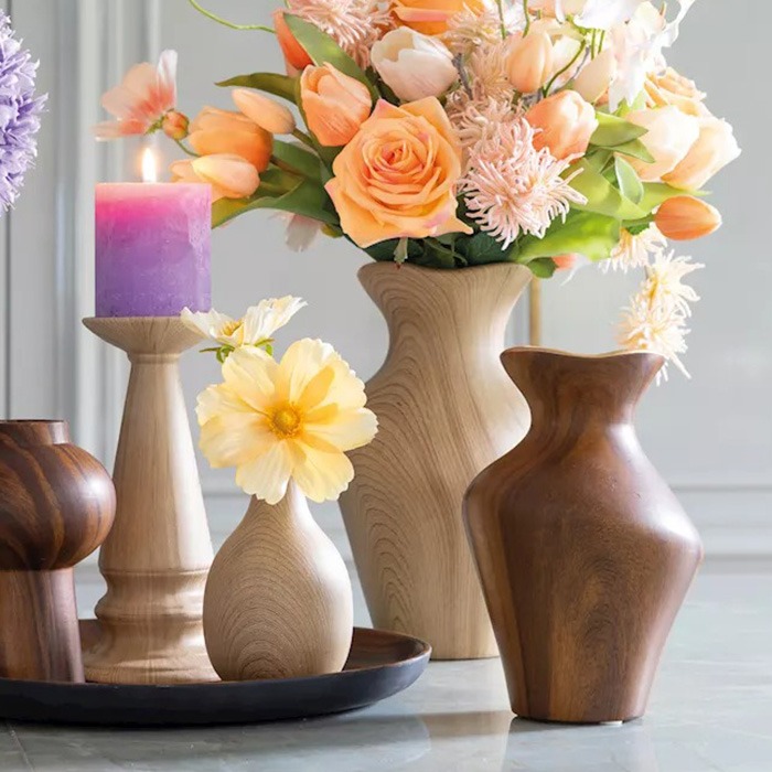 Brown vases